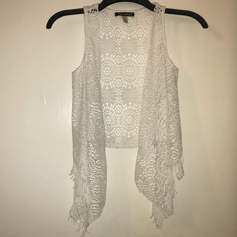 Xtraordinary Girls Lace-Knit Vest